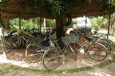 Bicycles at the center